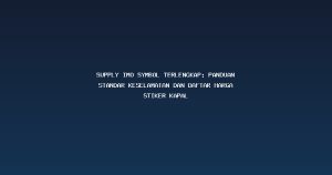 Supply Imo Symbol Terlengkap