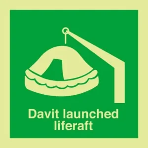 IMPA 33.4103 David Launched Liferaft With Text
