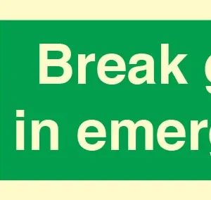 IMPA 33.4187 Break glass in emergency