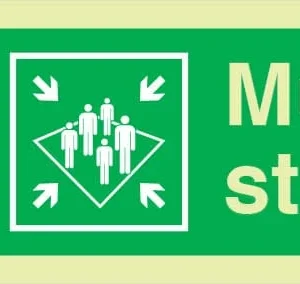 IMPA 33.4338 Muster station down left