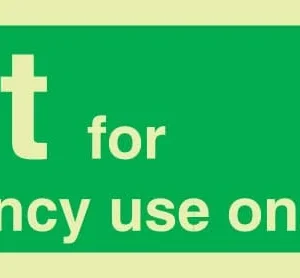 IMPA 33.4413 Emergency exit only right