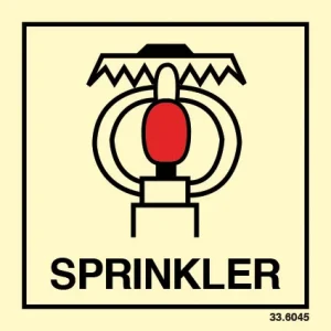 IMPA 33.6045 Space protected by sprinkler