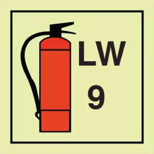 IMPA 33.6080 Portable fire extinguishers LW 9