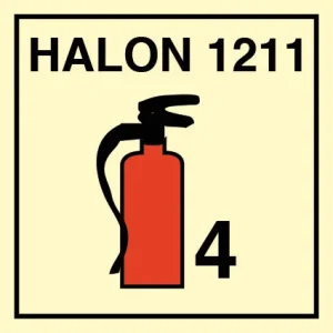 IMPA 33.6081 Portable fire extinguishers Halon