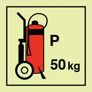 IMPA 33.6085 Wheeld fire extinguishers Powder 50kg